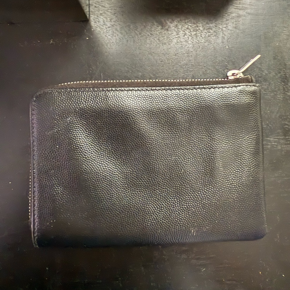 Saint Laurent Logo Zipped Key Pouch - Picture 2 of 4